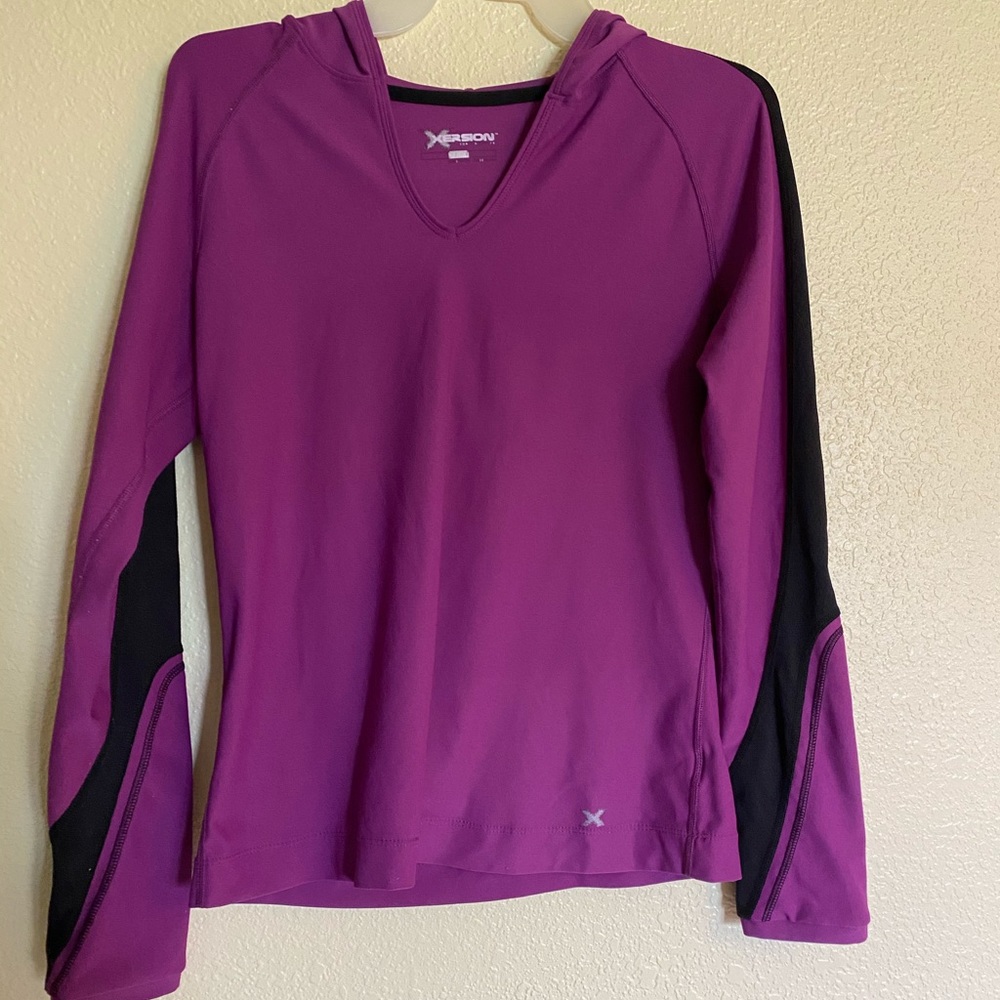 purple long tee